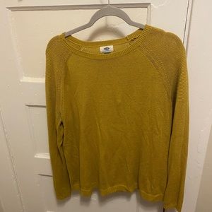 Dark yellow sweater